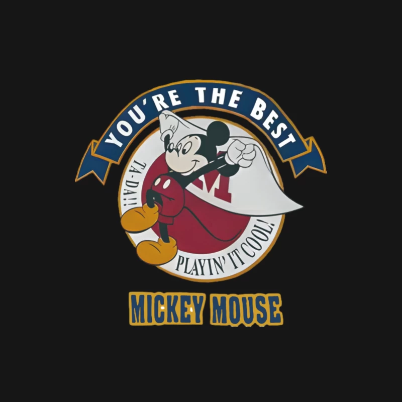 Mickey Mouse come eroe: Giocare fresco Maglietta maniche lunghe Donna