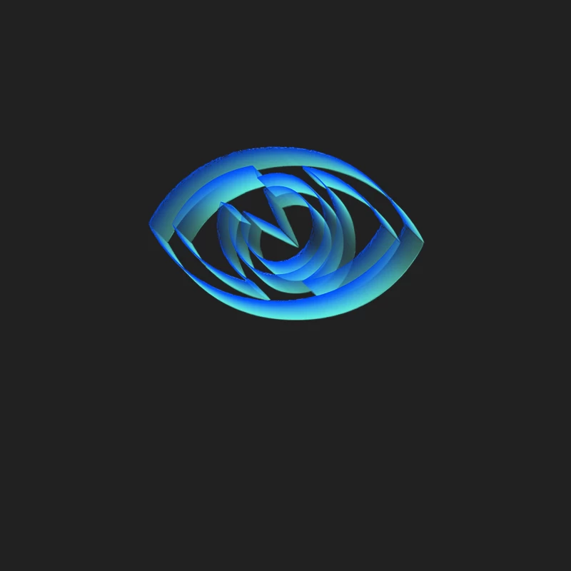 3D Psychedelic Eye Design Bucket Hat