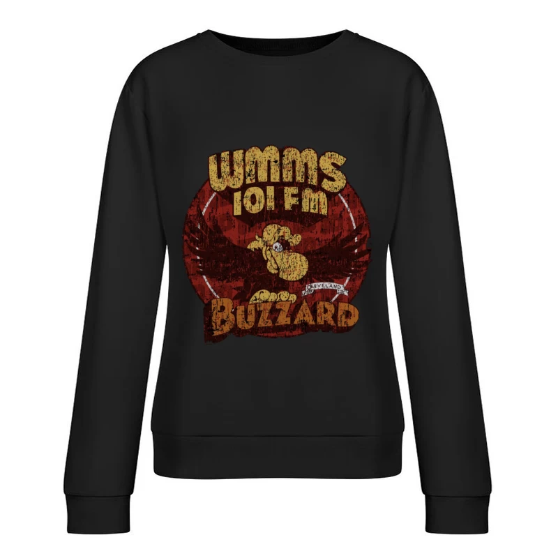 Buzzard's Nest Records 1976 Female Pullover Sweatshirt