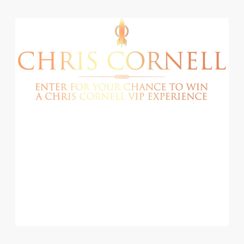 Chrish Cornell Throw Pillow