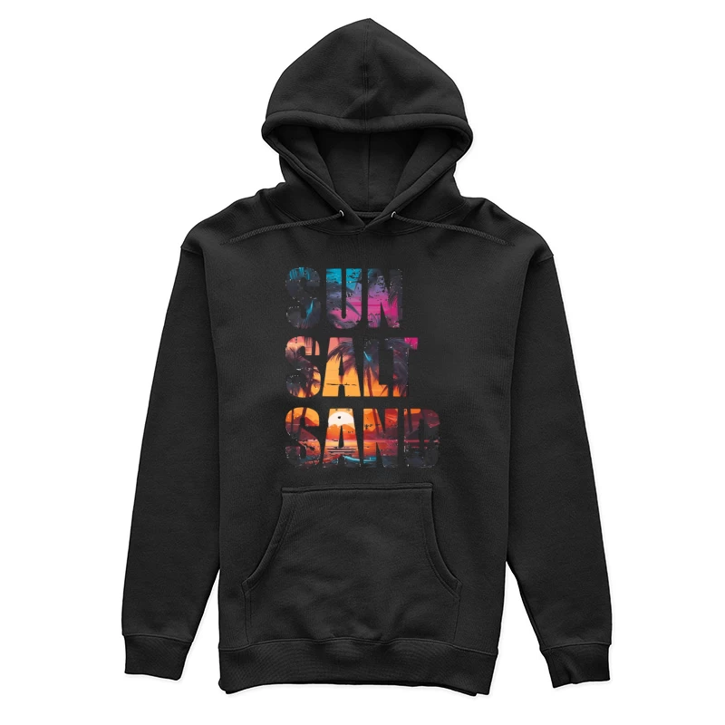 Strandstimmung: Sonne, Salz und Sand Damen Pullover Hoodie