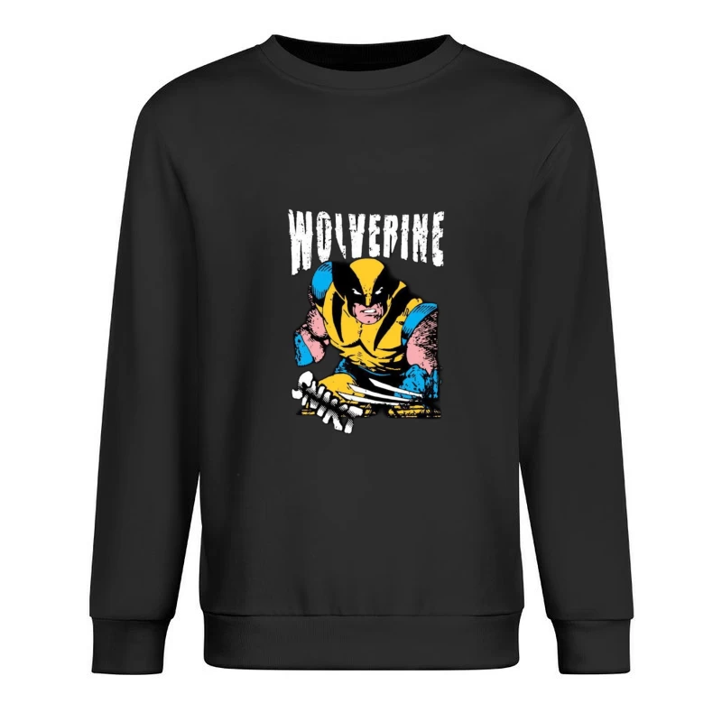 Comic Book Character - Wolverine Male Pullover Sweatshirt