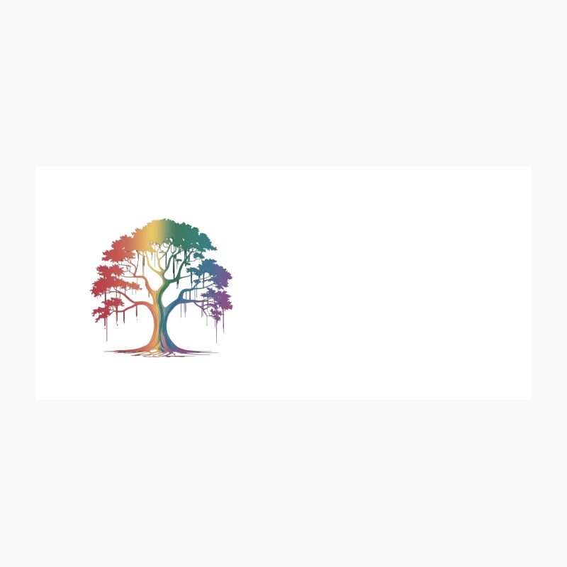 Rainbow Tree: A Colorful Symbol of Diversity and Nature Coffee Mug