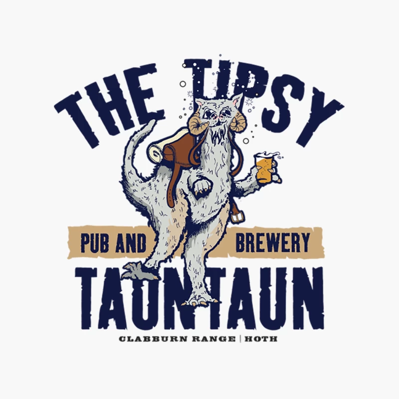 The Tipsy Tauntaun Cotton Tote Bag
