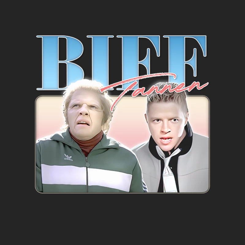 Biff Tannen  80s Retro Design Male Pullover Sweatshirt
