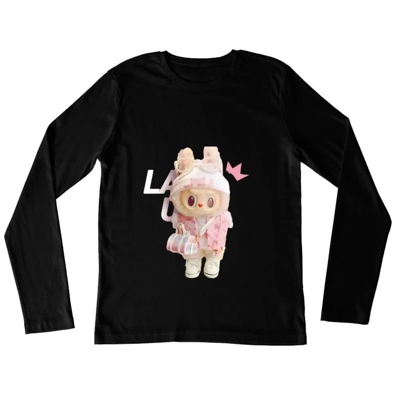 Kuscheliges Häschen in cooler Kleidung Damen Langarm T-Shirt
