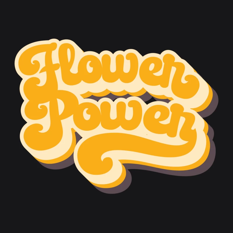 Flower Power Retro Design Herren Pullover Hoodie