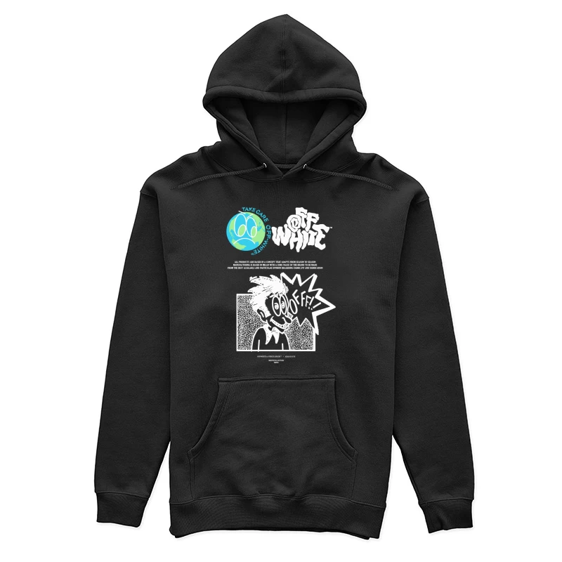 Off-White Umweltgrafik Damen Pullover Hoodie