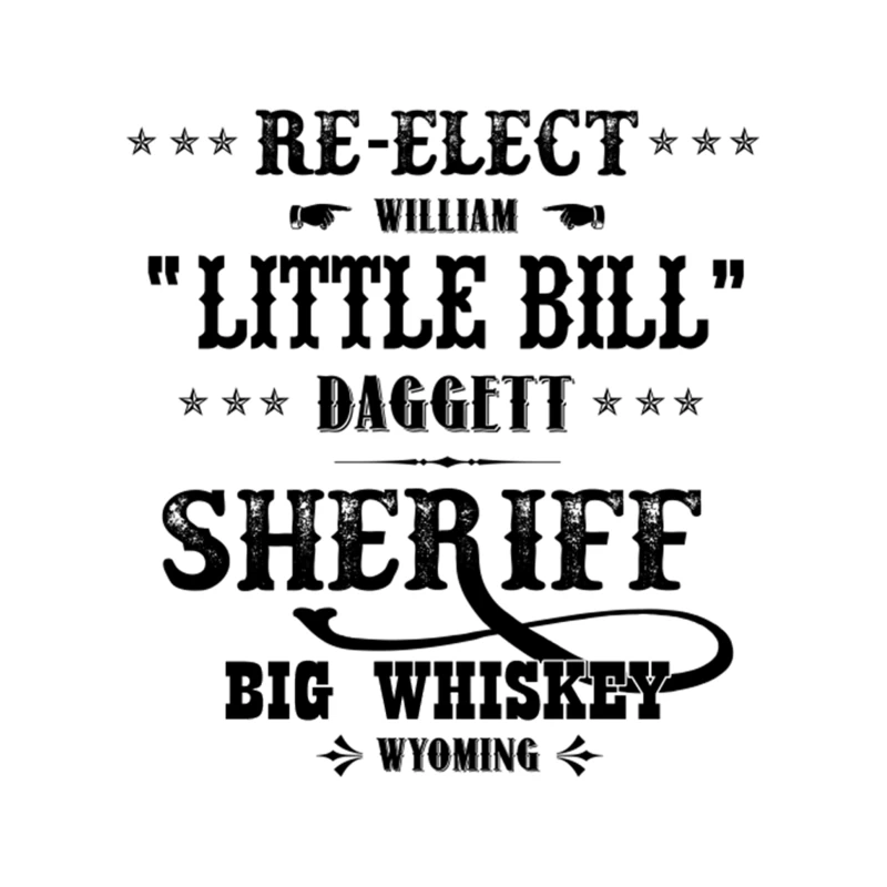 Little Bill Daggett from Unforgiven Tapestry