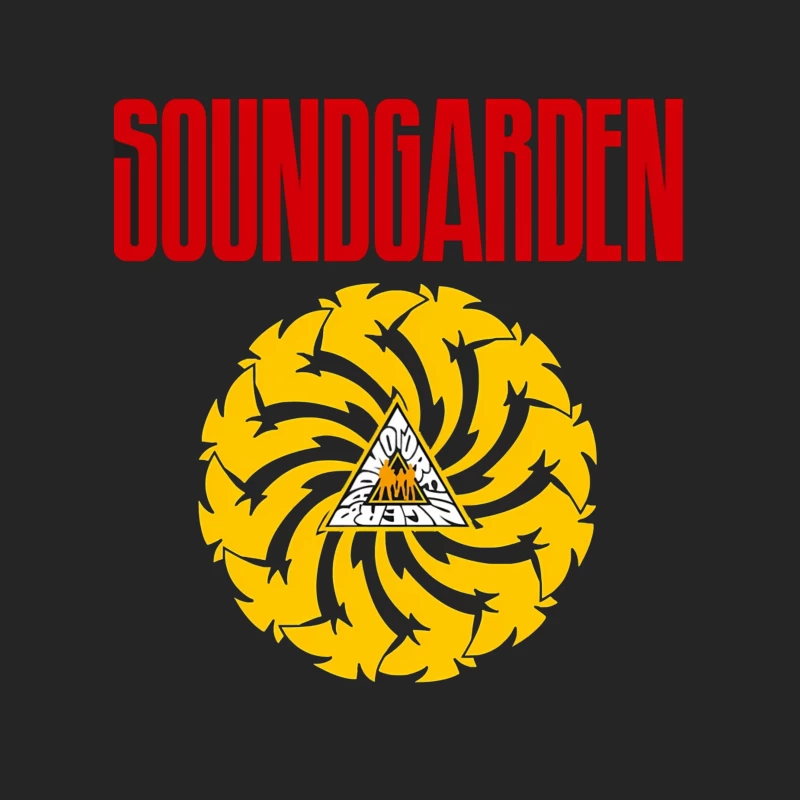 Soundgarden Band Logo with Badmotorfinger Album Symbol Female Pullover Sweatshirt