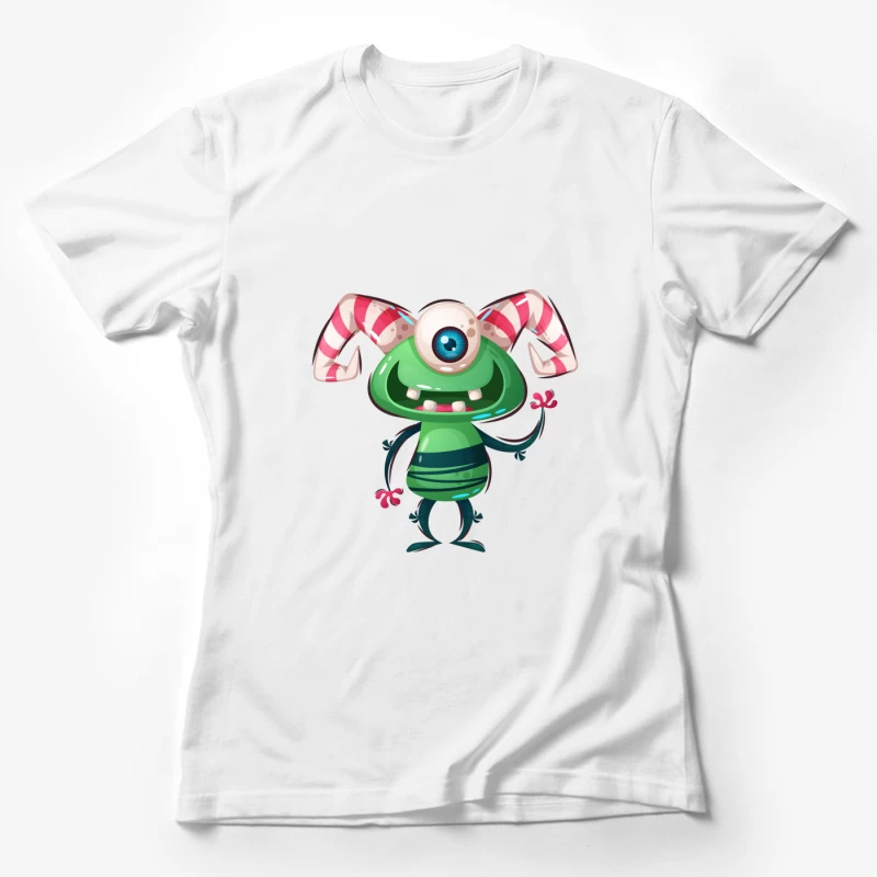 Monstre cyclope joyeux Femme T-Shirt