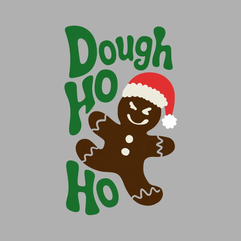Festive Gingerbread Cookie with Santa Hat Christmas Design Male Tank Top
