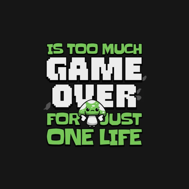 Citation de Jeu avec Champignon Homme Manches Longues T-Shirt
