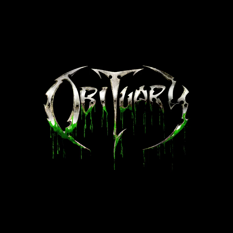 Obituary Slowly We Rot Logo Travel Mug