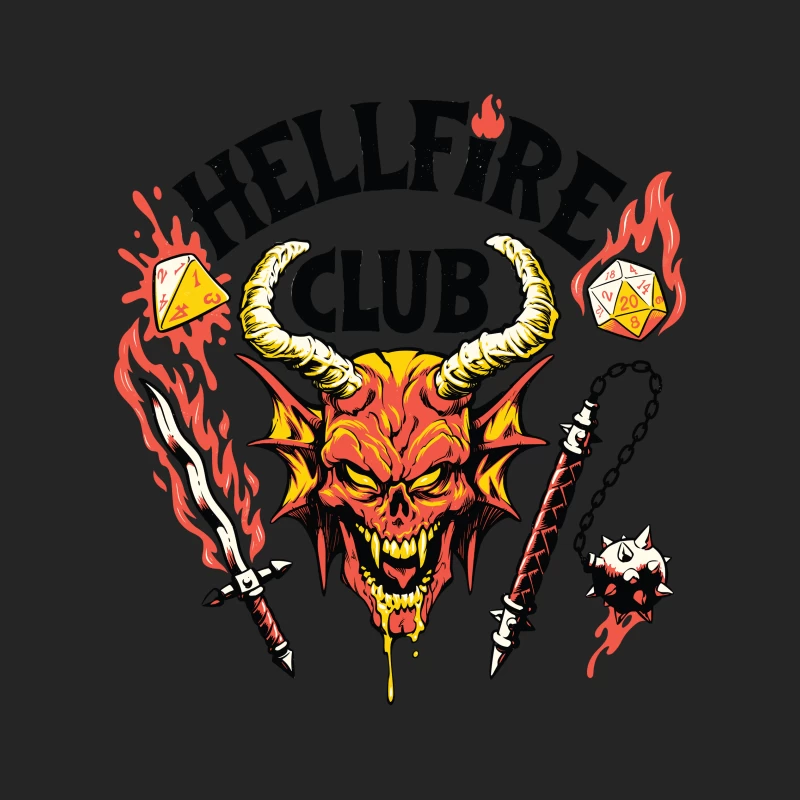 Hellfire Club Logo Design Male Pullover Sweatshirt