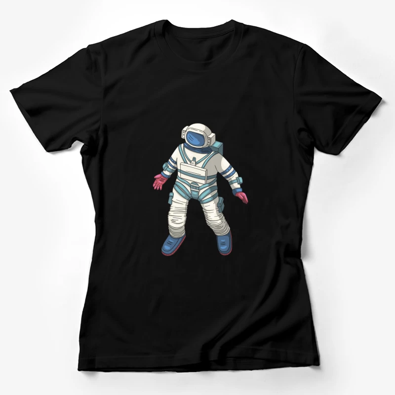 Illustration eines Astronauten im Raumanzug Damen T-Shirt