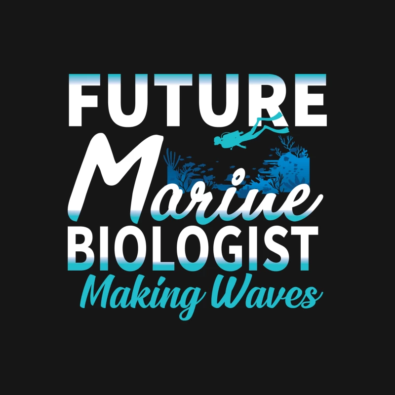 Futur biologiste marin: faire des vagues Homme T-Shirt