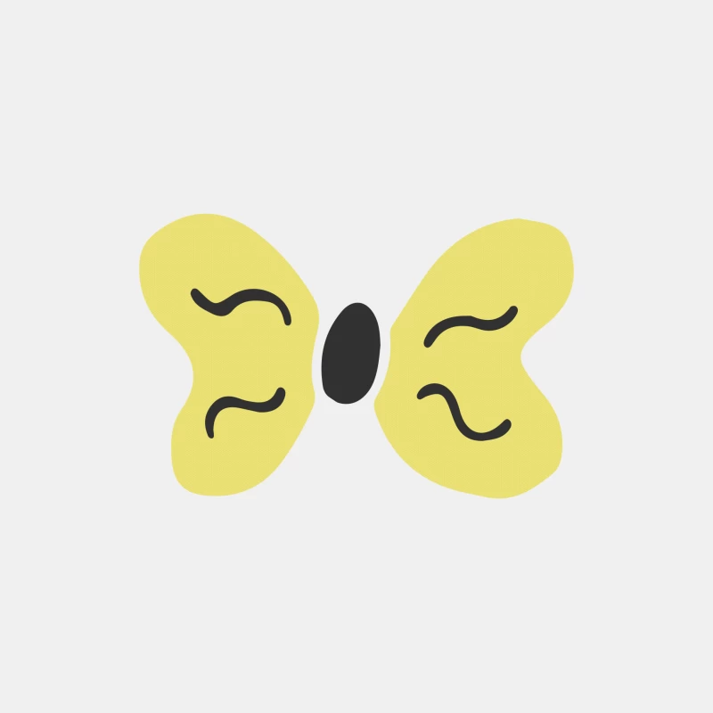 Illustration de papillon minimaliste Homme Débardeur