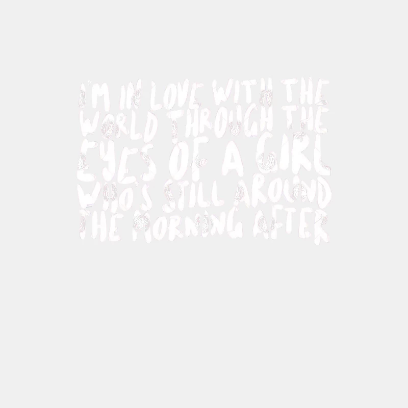 Elliott Smith Lyric Typography Design Male Tank Top