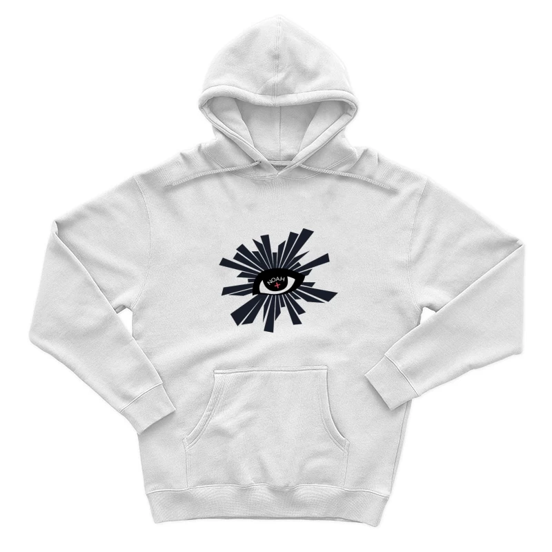 Motif d'œil avec rayons Homme Sweat à capuche