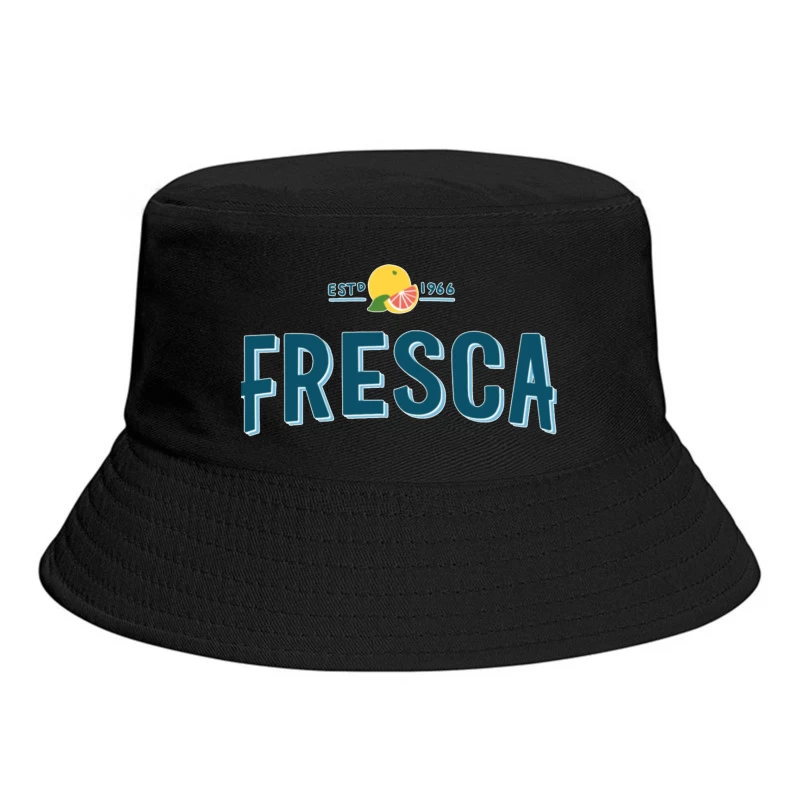 Vintage Fresca Soda Logo Design from 1966 Bucket Hat