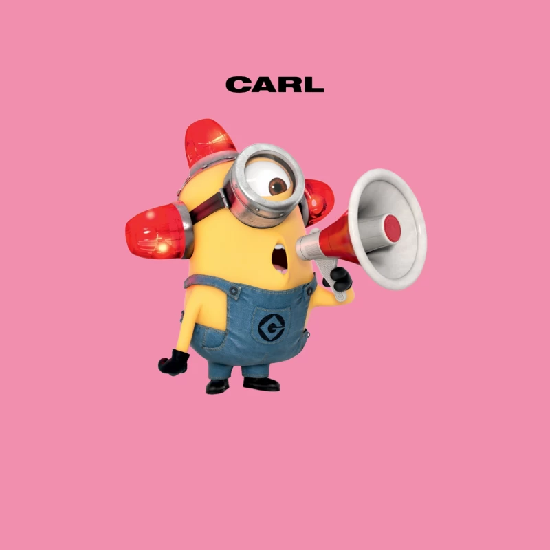 Carl the Minion with Megaphone from Despicable Me Female T-Shirt