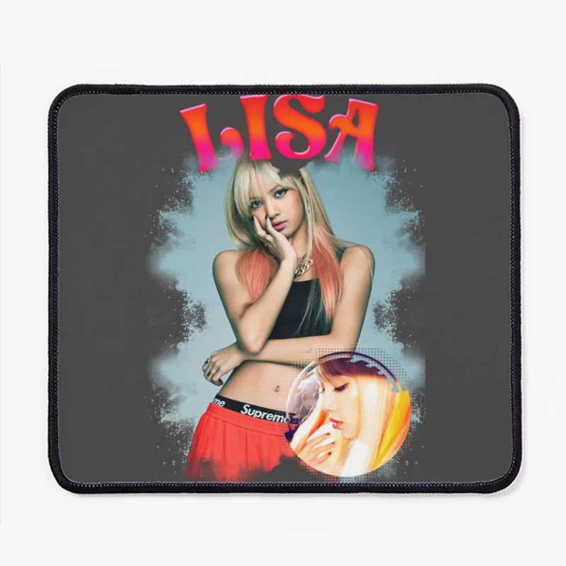 Fashion and Music Icon Mouse Pad