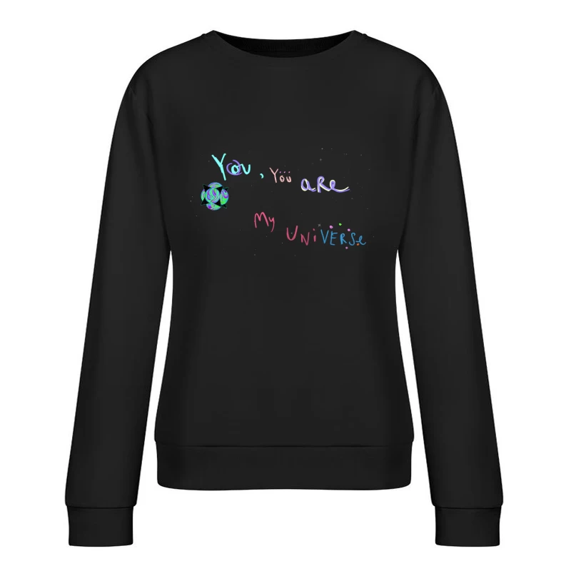 Coldplay My Universe Female Pullover Sweatshirt