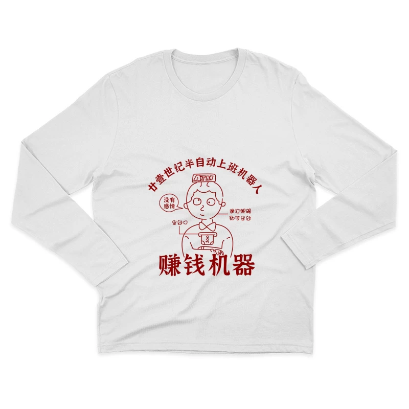  Herren Langarm T-Shirt
