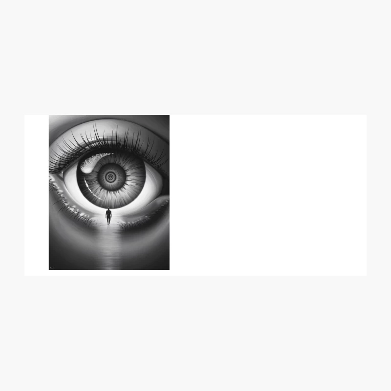 Surreal Eye Spiral: A Metaphorical Journey into the Self Coffee Mug