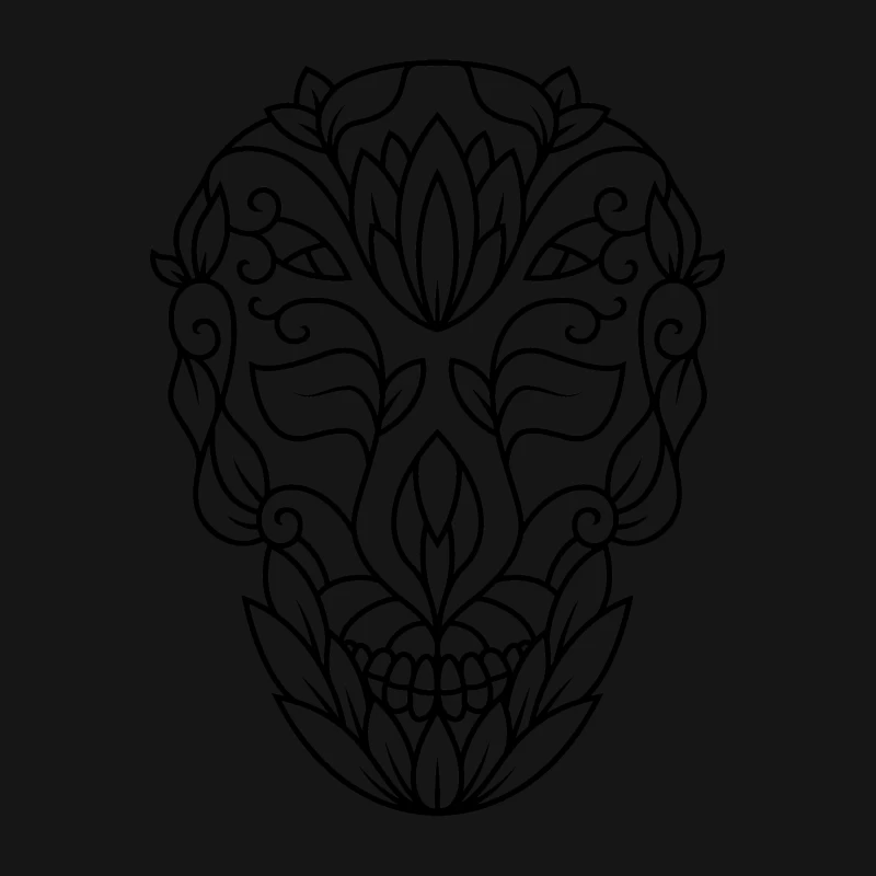Masque tribal orné Femme T-Shirt