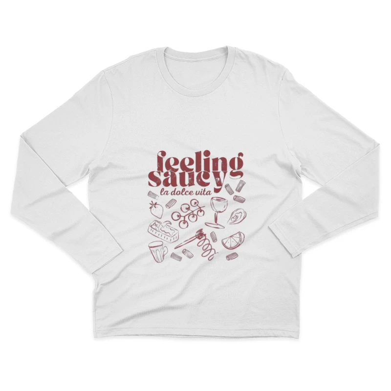 Art de Vivre à l'Italienne Homme Manches Longues T-Shirt