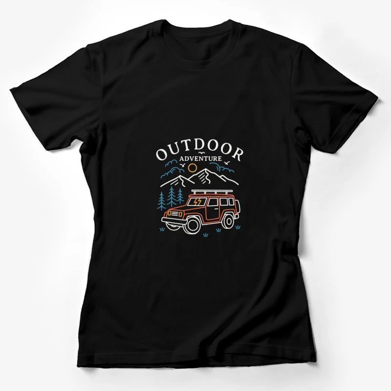 Abenteuer im Freien mit Geländewagen Damen T-Shirt