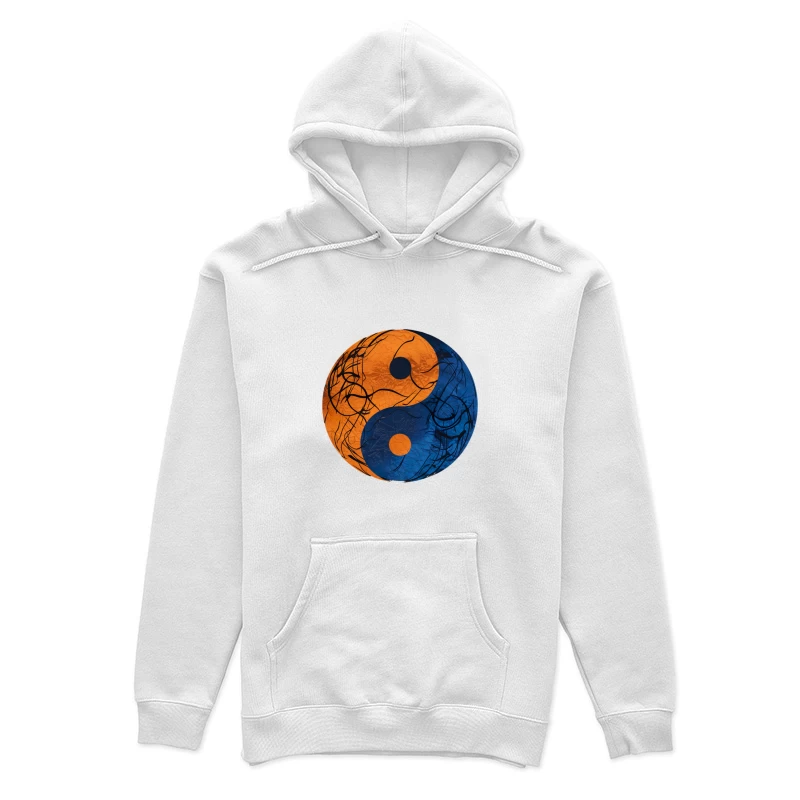 Symbole Yin Yang avec motifs Femme Sweat à capuche