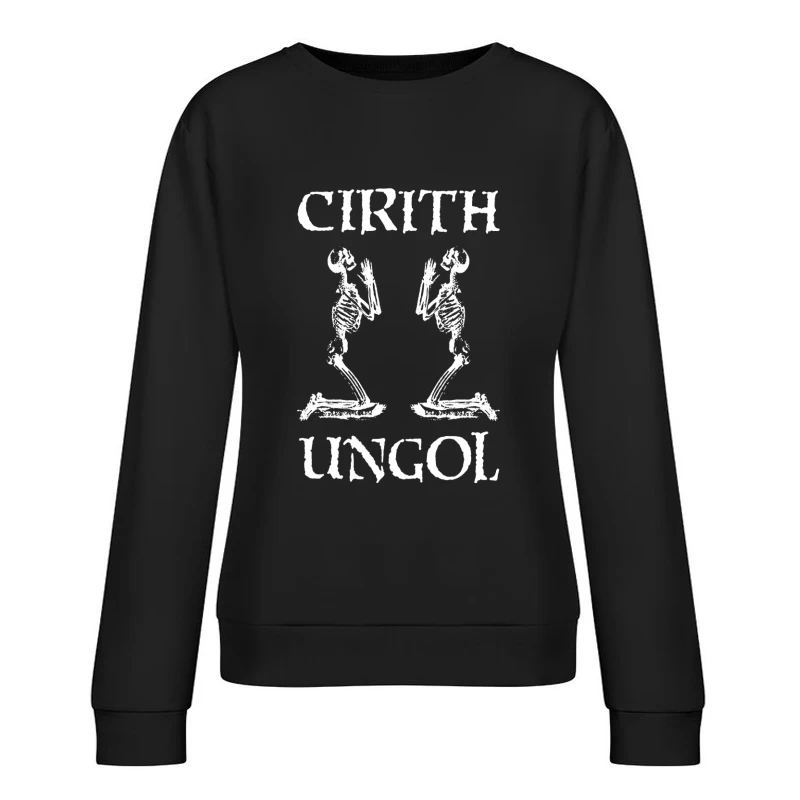 Cirith Ungol On Your Knees Female Pullover Sweatshirt