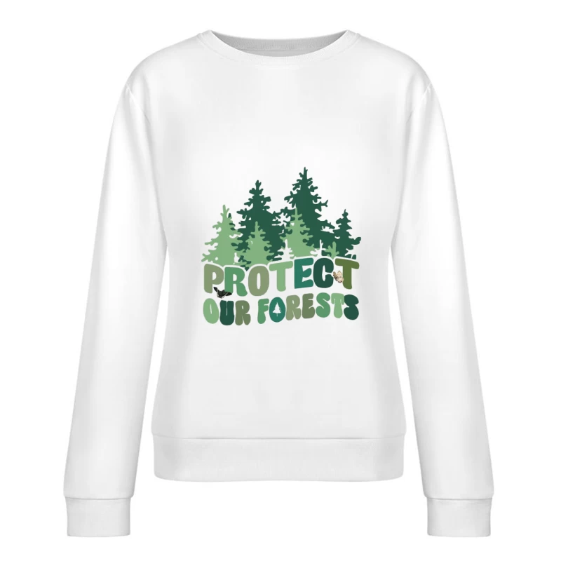 Protégeons nos forêts Design Femme Sweat-shirt à enfiler