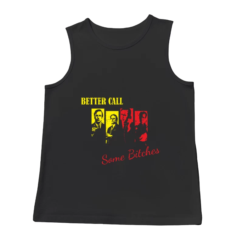 Parodie Plakat mit Anwaltsmotiv Herren Tanktops