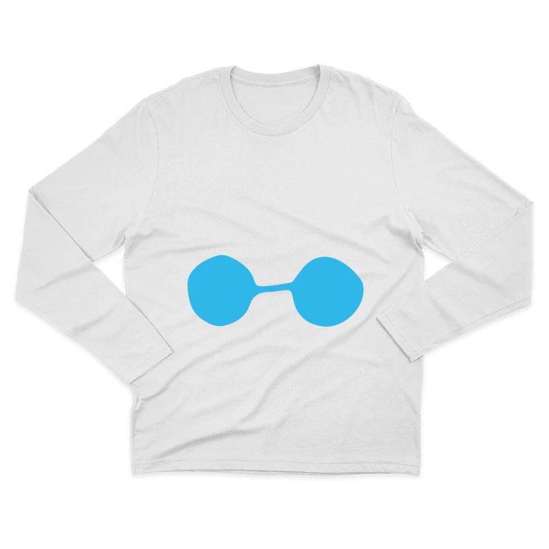 Illustration Abstraite de Forme Homme Manches Longues T-Shirt