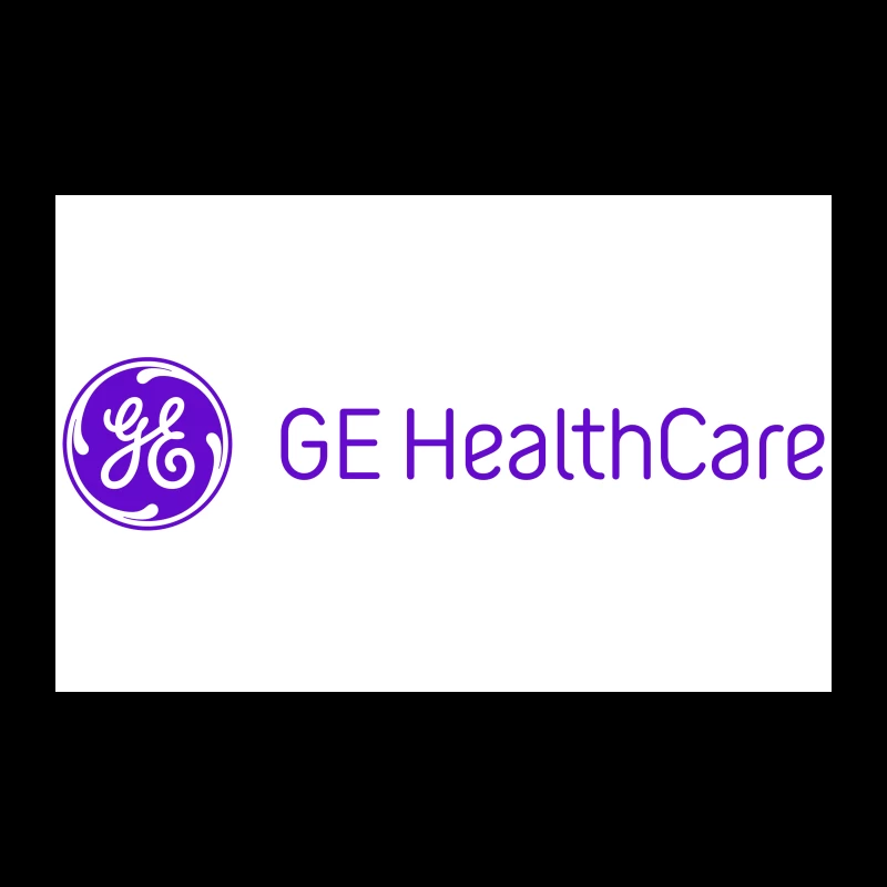 GE Healthcare Corporate Logo in Purple Travel Mug