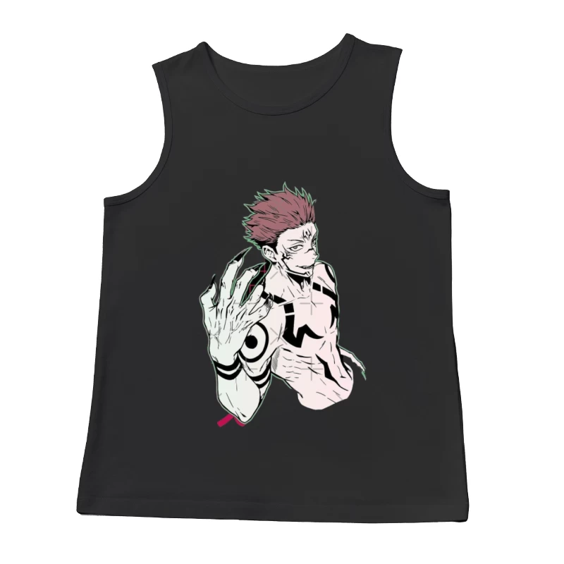 Manga Charakter mit Tattoos Herren Tanktops