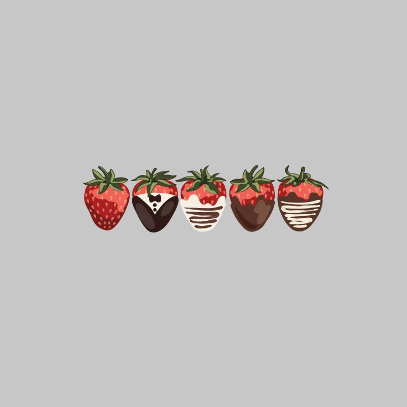 Erdbeeren mit Schokoladenüberzug Damen Langarm T-Shirt