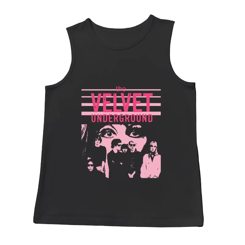 The Velvet Underground Vintage Pink Album Art Design Male Tank Top