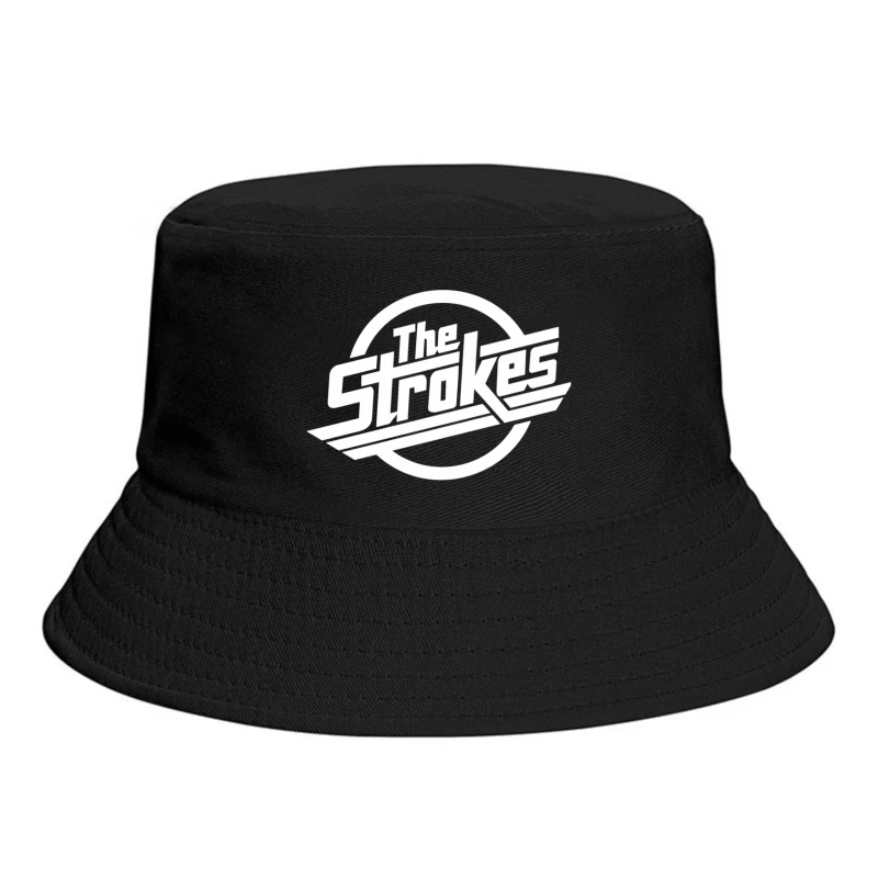 The Strokes Band Logo Outline Bucket Hat