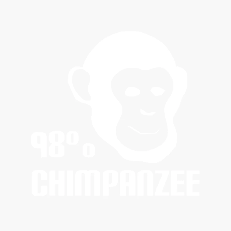 98_ Chimpanzee Cotton Tote Bag