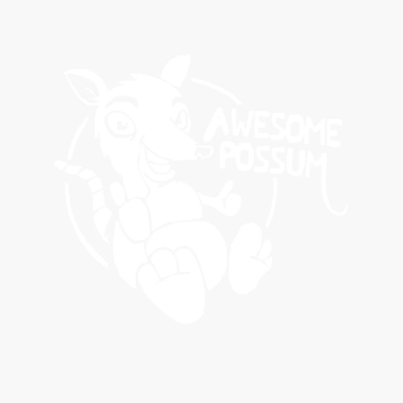 Awesome Possum Cotton Tote Bag