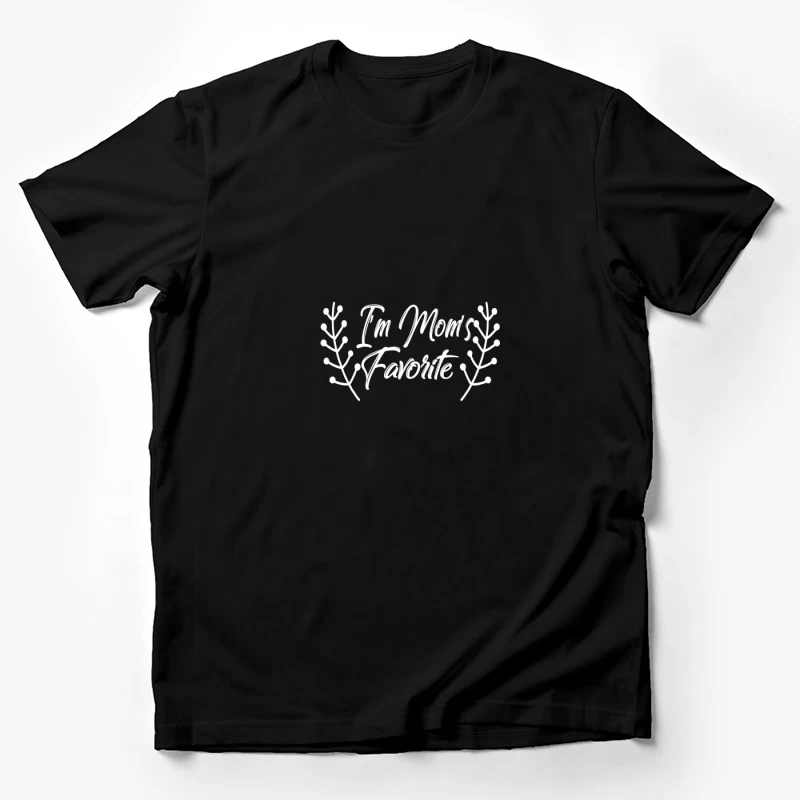 Design humoristique avec texte blanc et branches décoratives Homme T-Shirt