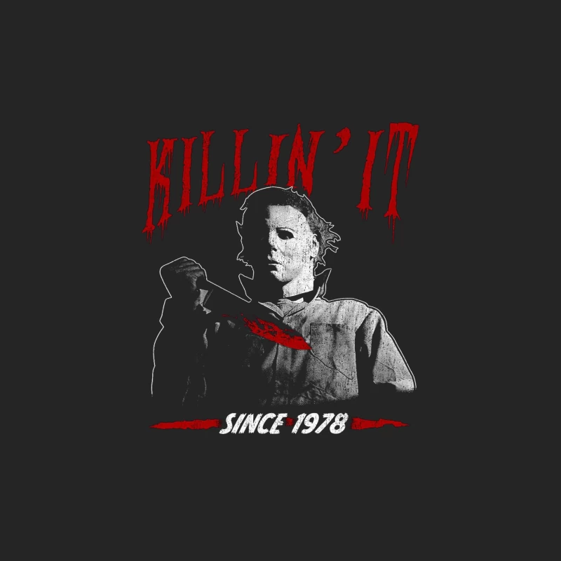 Bloody Slasher Film Poster: Killin' It Female Pullover Sweatshirt
