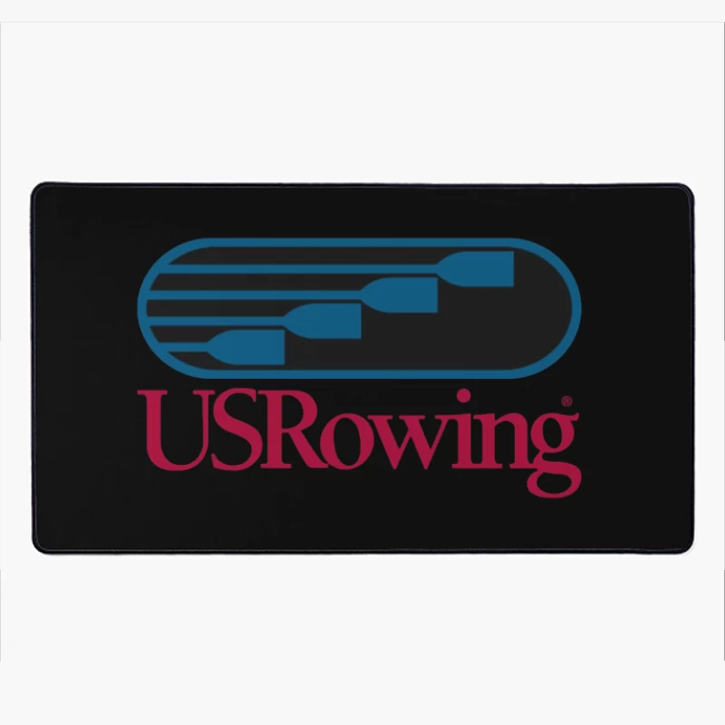 US Rowing Official Sports Organization Logo Desk Mat