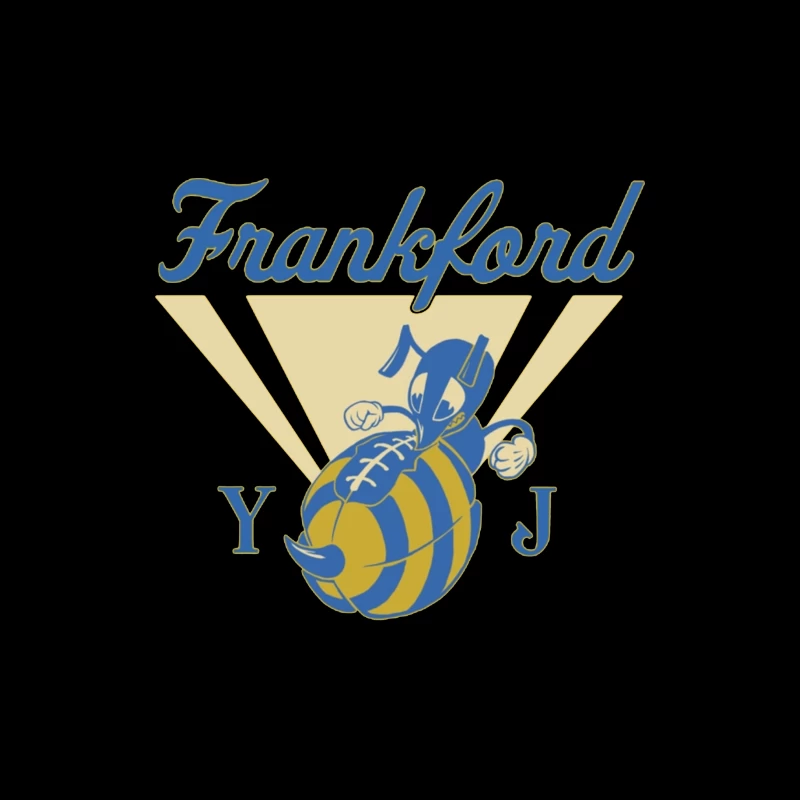 Frankford Yellow Jackets Throw Pillow