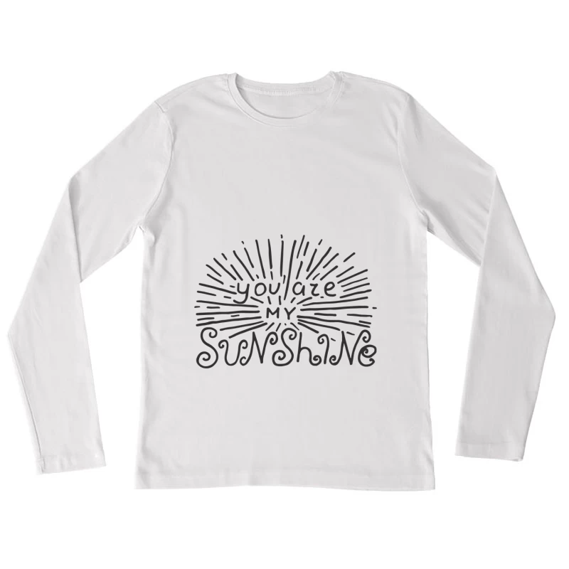 Tu es mon rayon de soleil Femme Manches Longues T-Shirt